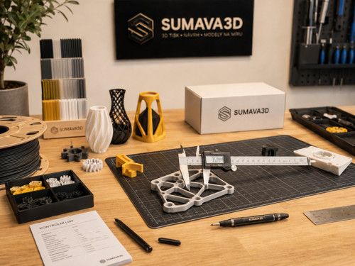 ?️ Zakázkový 3D tisk SUMAVA3D — foto 3