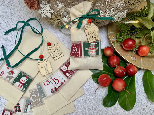 Adventní kalendář pytlíčkový - Čísla — foto 4