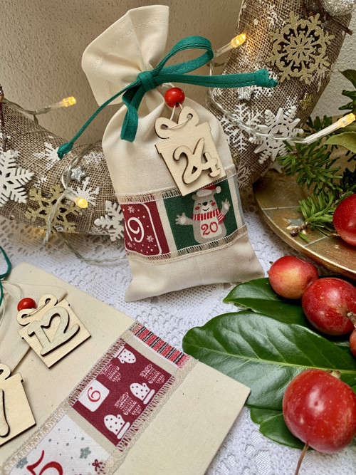 Adventní kalendář pytlíčkový - Čísla — foto 3