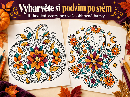 Halloweenské mandaly – 50 omalovánek PDF — foto 3