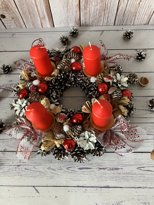 Adventní věnec - Vánoční pohoda — foto 2