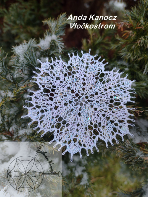 Vločkostrom - Stromček v tyle. Vzory v PDF — foto 3