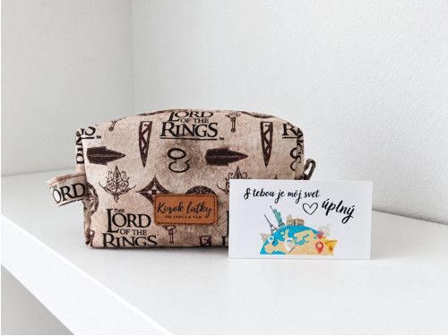 Kapsička Pán Prsteňov (pouch) - svetlá — foto 6