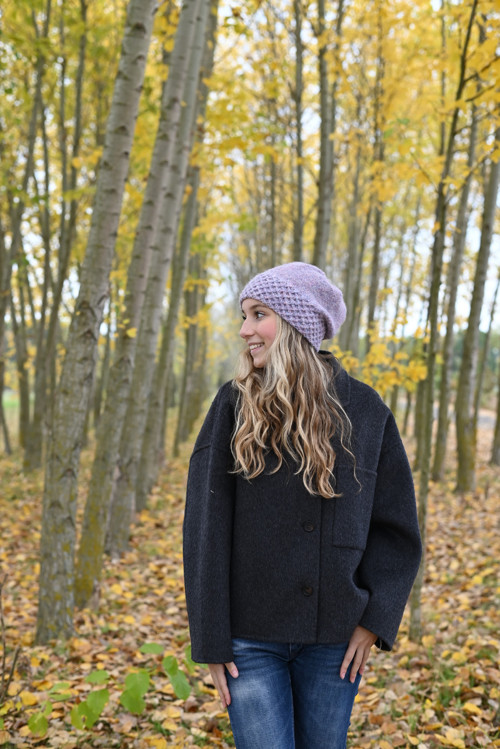 Čepice starofialová — foto 5