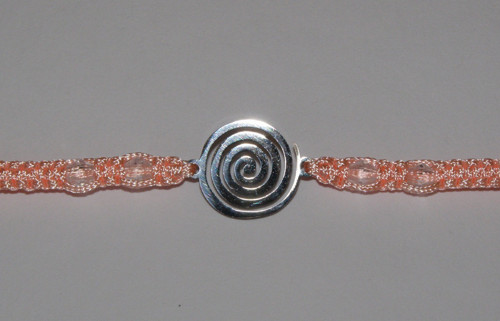 Shamballa náramek - nerez - Spirála — foto 2