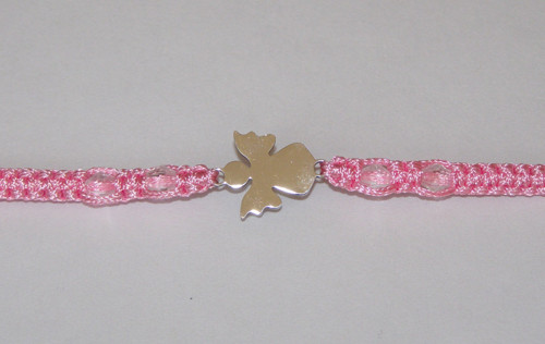 Shamballa náramek - nerez - Anděl — foto 3