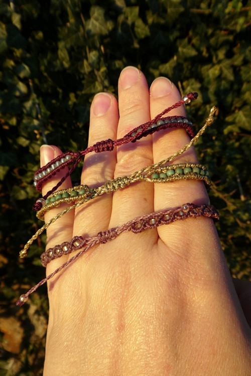 Náramek Peach Moonstone — foto 3