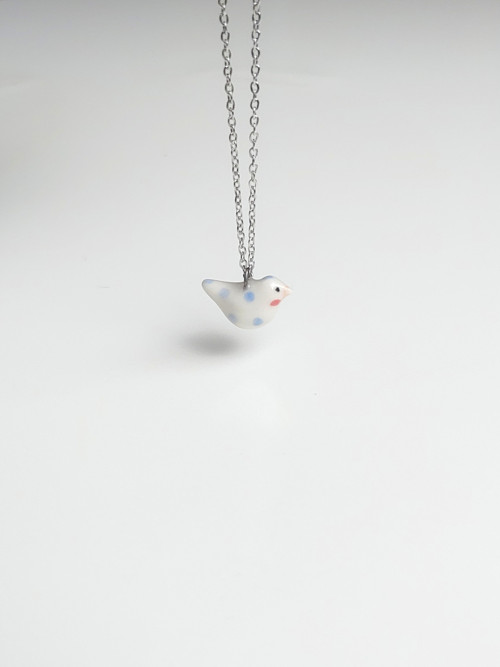 Ptáček puntík porcelánový — foto 2
