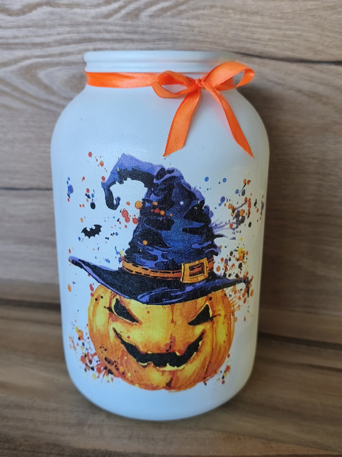 Lucerna Halloweenská dýně — foto 2