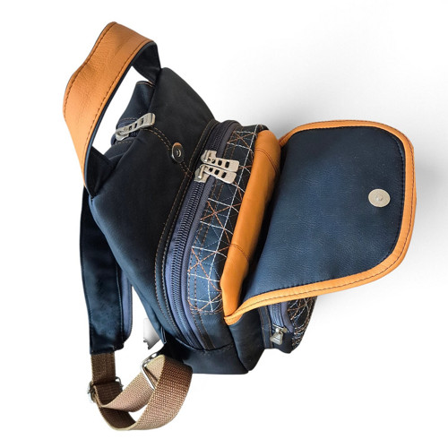 Batoh Denim Chic (koženka) — foto 3