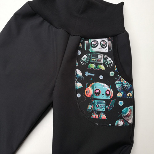 Softshell. kalhoty S BERÁNKEM - ROBOTI II - kapsa — foto 4