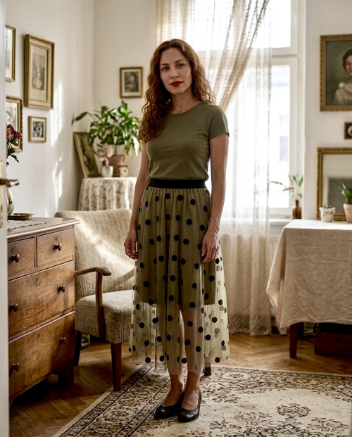 Sukně dots tylová — foto 2
