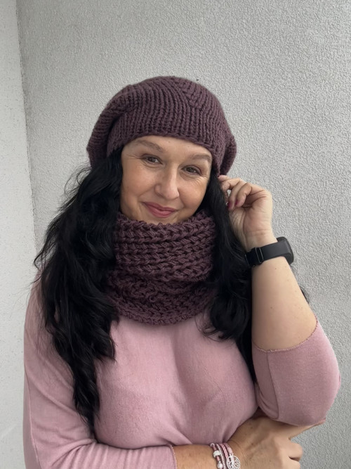 Baret hnědofialový — foto 5