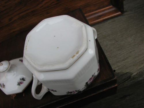 Večerní růže...porcelánová cukřenka — foto 6