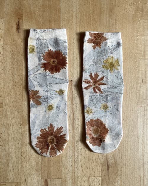 Ponožky ecoprint — foto 4