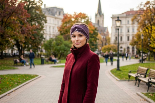 Dámska čelenka Lilac — foto 2