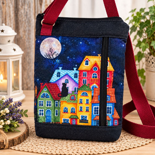 Noční městečko - crossbody — foto 2