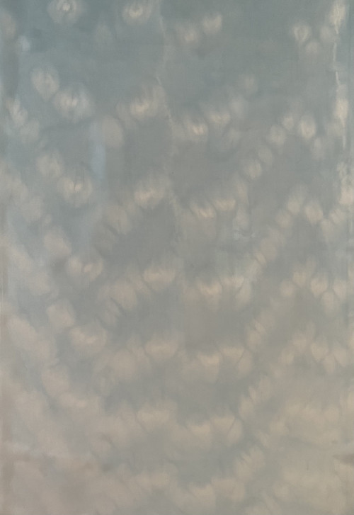 Hedvábná šála ecoprint — foto 2
