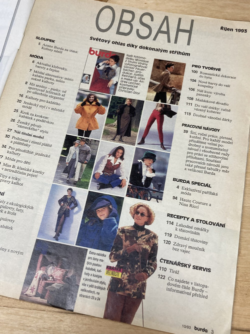 Časopis - BURDA 10/1993 — foto 2