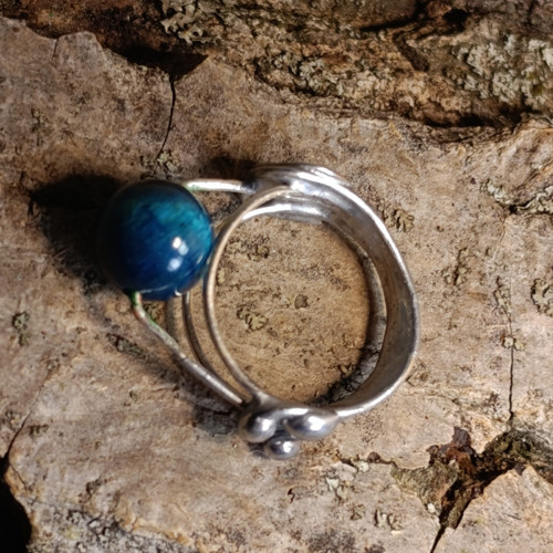 Prsten Modrá planeta obvod 54mm — foto 2