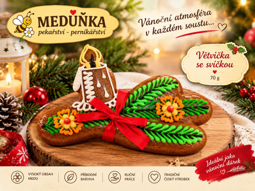 Větvička se svíčkou 50 g — foto 2