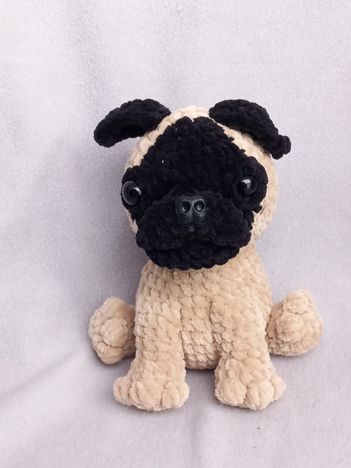 Háčkovaný mops – návod PDF — foto 3
