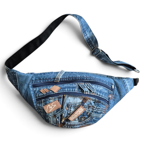 Batoh - ledvinka Denim Rebel — foto 2