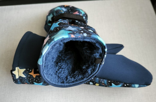 Dětské softshellové rukavice prodloužené — foto 3