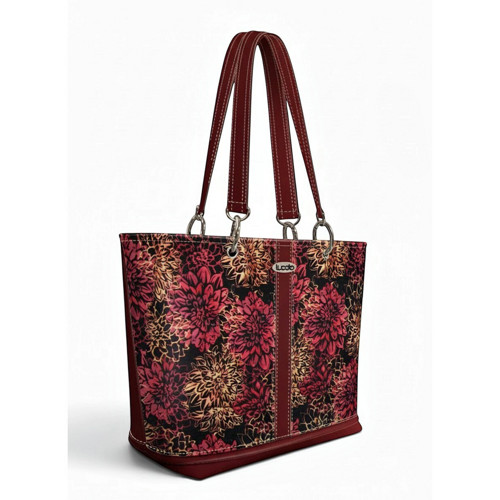 Velká kabelka Pony Batik – vínová — foto 3
