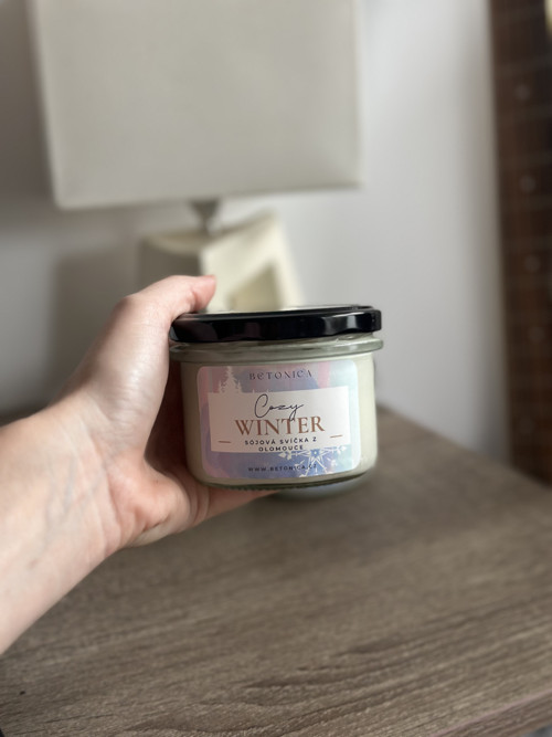 Sójová svíčka - cozy winter — foto 2