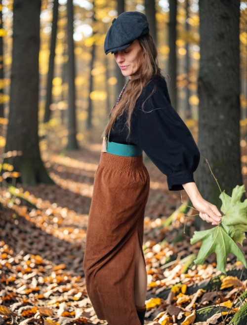 Halenka flanelová zimní černá — foto 5