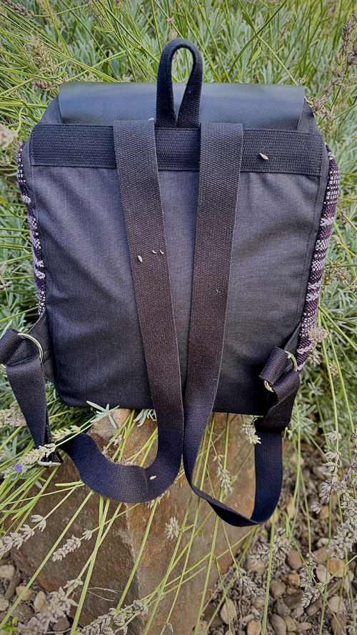 Tkaný batoh Edice Aubergine — foto 6