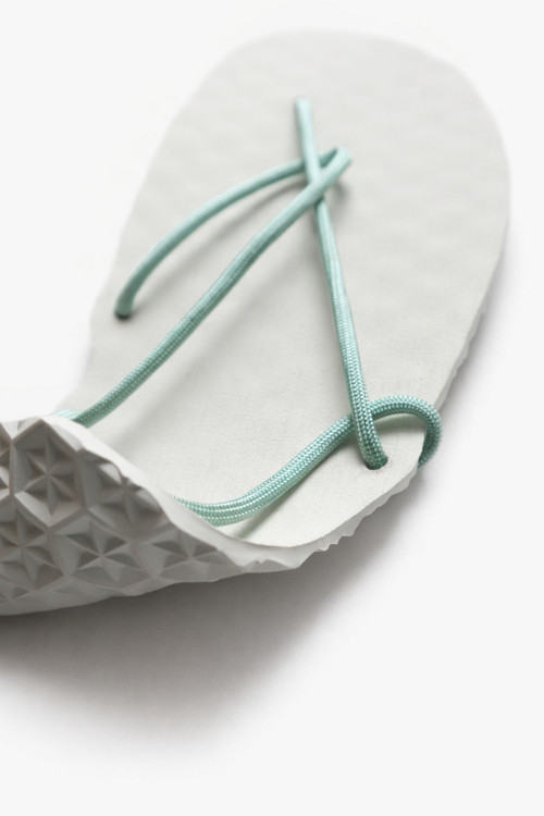 Sandály (bílá x pastel green) — foto 3