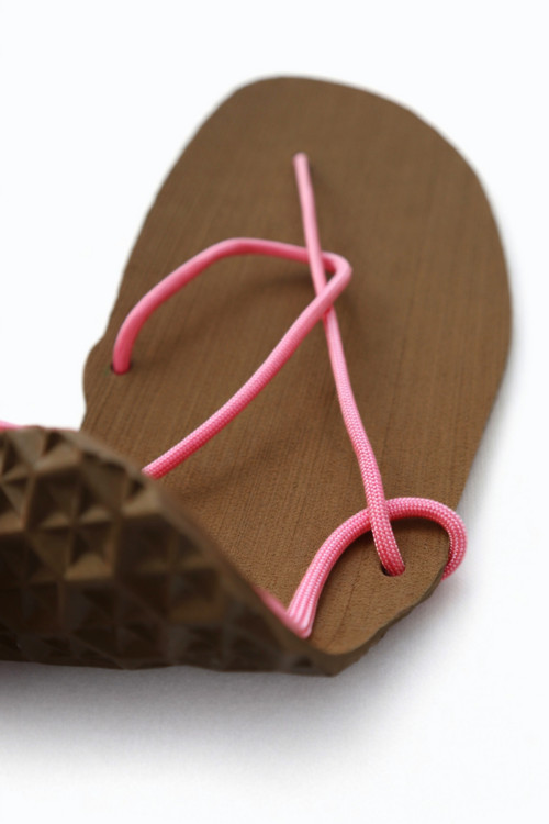 Sandály (hnědá x pastel pink) — foto 3