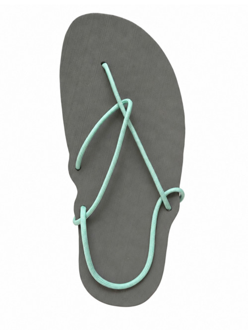 Sandály (šedá x pastel green) — foto 2