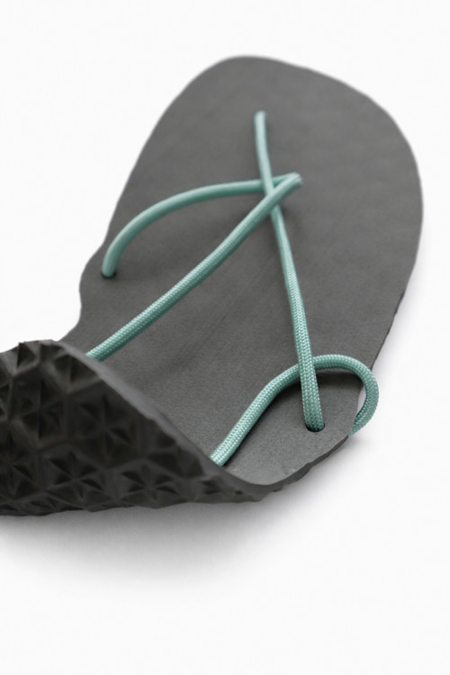 Sandály (šedá x pastel green) — foto 3