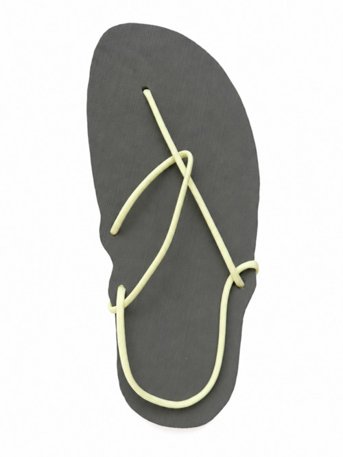 Sandály (šedá x pastel yellow) — foto 2