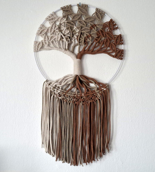 Strom života macramé — foto 6