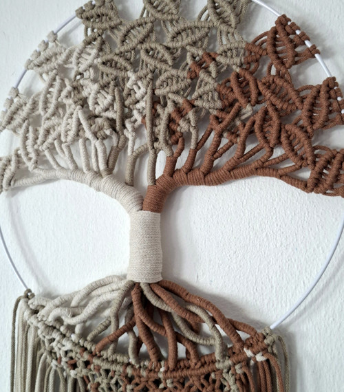 Strom života macramé — foto 3