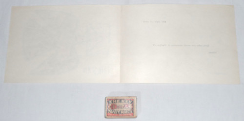 Přání svatební, TELEGRAM dvojlist, 1973 — foto 2