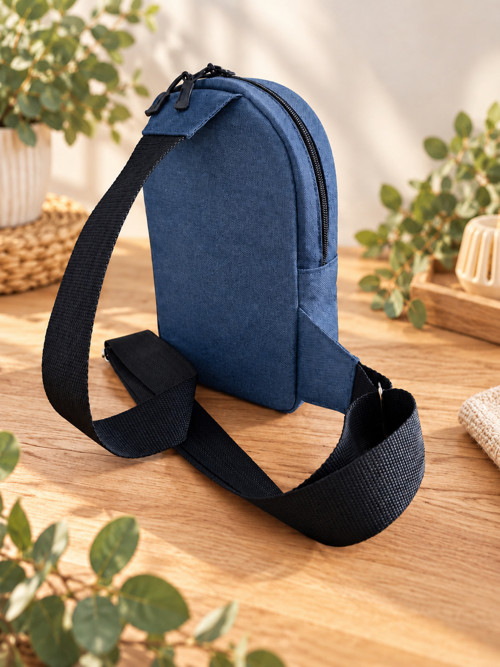 Minibatůžek ELEN - domečky denim — foto 2
