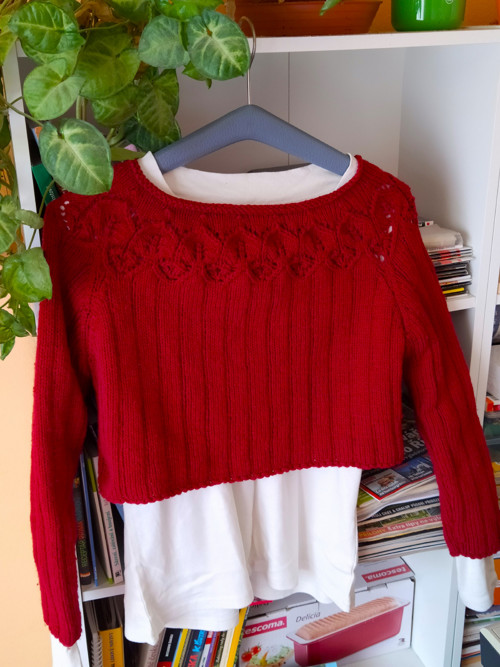 Crop top s kruhovým sedlem — foto 4