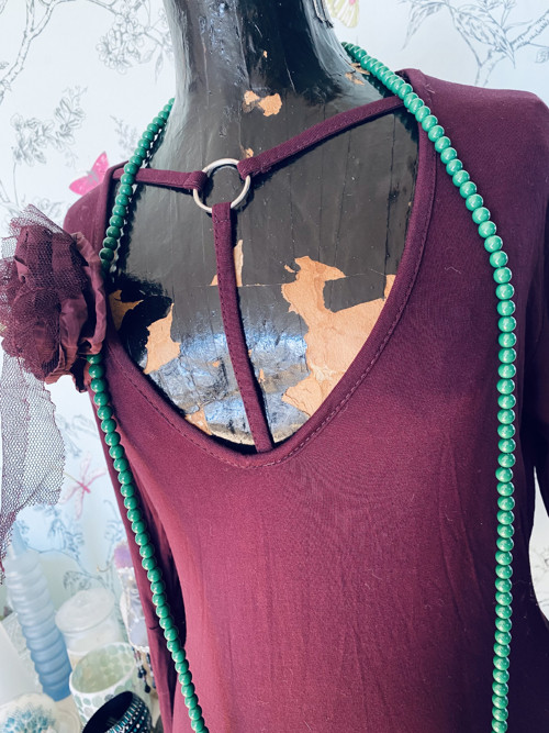Body rafinované vínové — foto 3