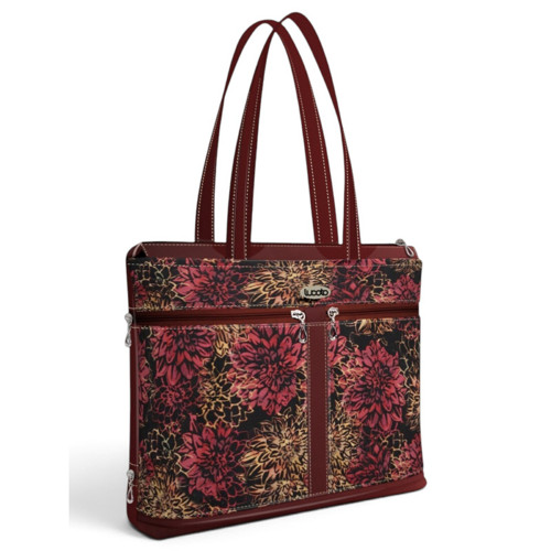 Kabelka na notebook Noti Batik – vínová — foto 3