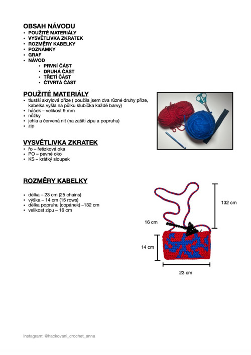 PDF návod na háčkovanou crossbody kabelku — foto 4