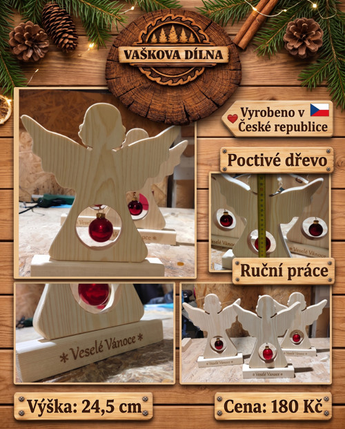 Andělsky dřevěný — foto 4