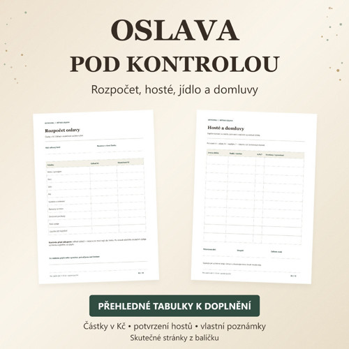Dětská oslava | Plánovač pro rodiče PDF — foto 2