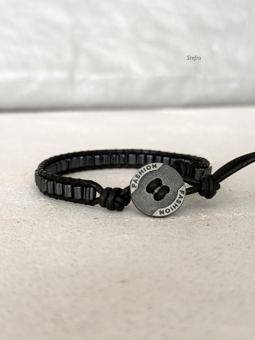 Leather & hematite 2 - (nejen) pro pány — foto 4