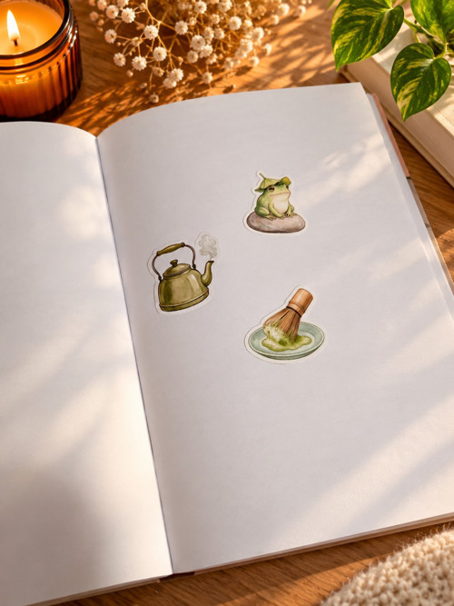 Samolepky do diáře a plánovače - Cozy Matcha — foto 5
