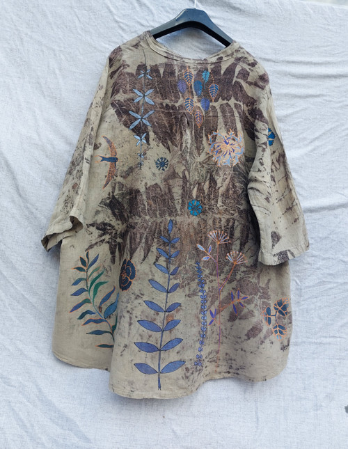Lněná košile ekoprint velikost 50 — foto 2